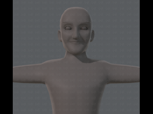 base mesh old man character 3D Model