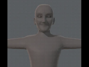 base mesh old man character 3D Model