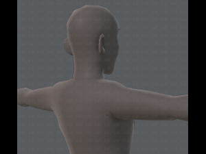 base mesh old man character 3D Model