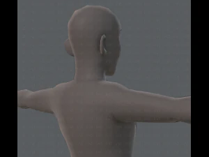 base mesh old man character 3D Model