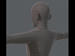 base mesh old man character 3D Model