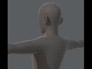 base mesh old man character 3D Model