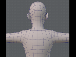 base mesh old man character 3D Model