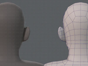 base mesh old man character 3D Model