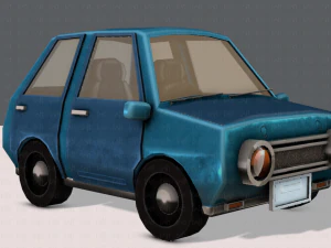 cartoon car 01 3D Model