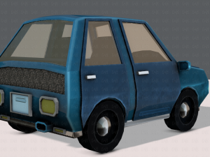 cartoon car 01 3Dモデル
