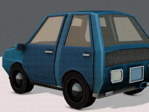 cartoon car 01 3D Model