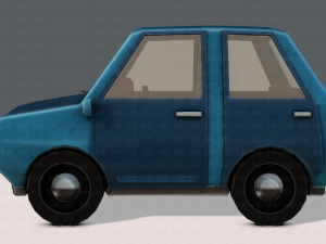 cartoon car 01 3Dモデル