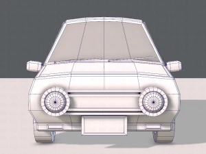 cartoon car 01 3D Model