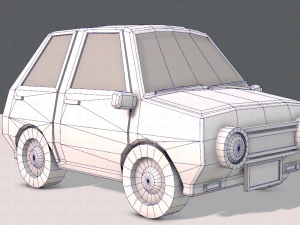 cartoon car 01 3D Model
