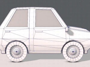 cartoon car 01 3D Model