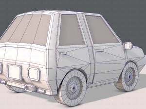cartoon car 01 3Dモデル