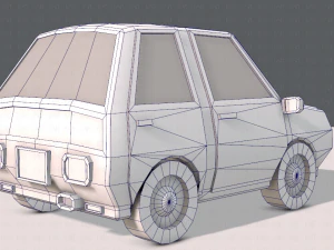 cartoon car 01 3D Model
