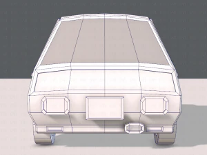 cartoon car 01 3D Model