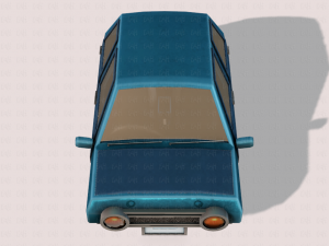 cartoon car 01 3Dモデル
