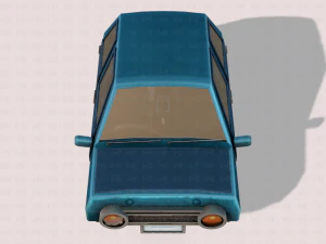 cartoon car 01 3D Model