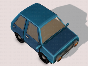 cartoon car 01 3Dモデル