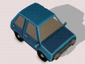 cartoon car 01 3D Model