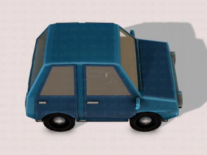 cartoon car 01 3D Model