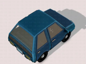 cartoon car 01 3D Model