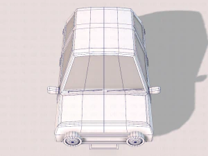 cartoon car 01 3D Model