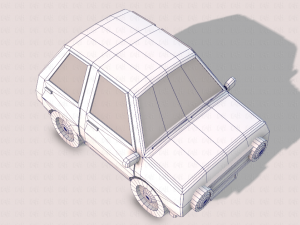 cartoon car 01 3Dモデル