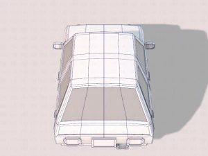 cartoon car 01 3D Model