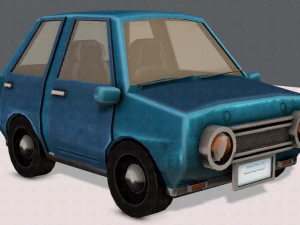 cartoon car 01 3D Model