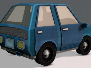 cartoon car 01 3Dモデル