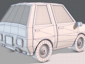 cartoon car 01 3D Model