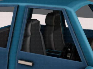 cartoon car 01 3D Model