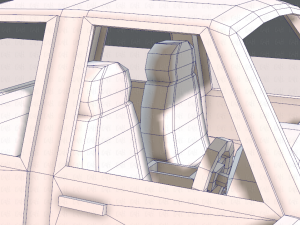 cartoon car 01 3Dモデル