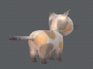 cat cartoon v01 3D Модель