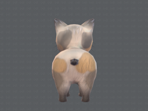 cat cartoon v01 3D Модель