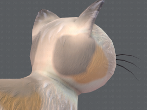 cat cartoon v01 3D Модель
