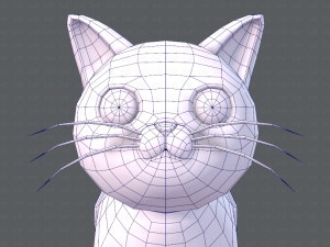 cat cartoon v01 3D Модель