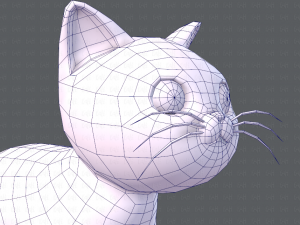cat cartoon v01 3D Модель