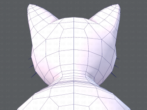cat cartoon v01 3D Модель