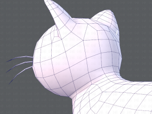 cat cartoon v01 3D Модель