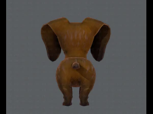 podstawowa kresk&oacute;wka psa Model 3D