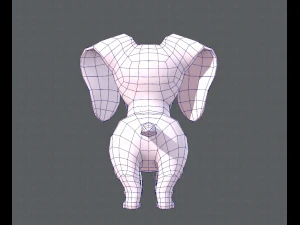 podstawowa kresk&oacute;wka psa Model 3D