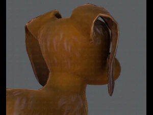 podstawowa kresk&oacute;wka psa Model 3D