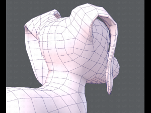 dog base cartoon 3D Modell