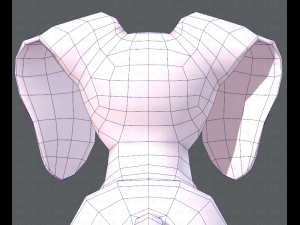 dog base cartoon 3D Modell