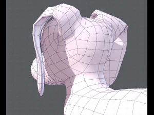 podstawowa kresk&oacute;wka psa Model 3D