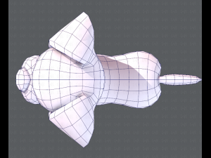 dog base cartoon 3D Modell