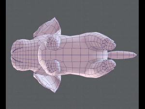 podstawowa kresk&oacute;wka psa Model 3D