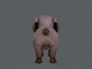 dog base cartoonv02 3D Model