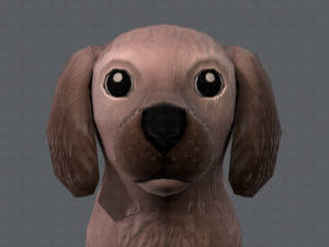 dog base cartoonv02 3D Модель