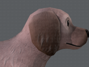 dog base cartoonv02 3D Модель